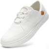imageSTQ Womens Slip On Casual Shoes for Women  Lightweight Canvas Sneakers  Memory Foam Loafers ShoesWhite