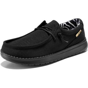 imageSTQ Womens Orthopedic LoafersLightweight Casual Boat Shoes for Plantar FasciitisAb Zebra