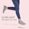imageSTQ Hands Free Slip on Walking Shoes for Women Pregnancy Plantar Fasciitis Orthopedic Disable Slip on Sneakers Light Grey Pink Size 85