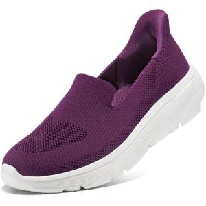 imageSTQ Walking Shoes Women Slip on Sneakers Thick Sole Cushioned Shoes