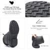 imageSTQ Boy Duck Boots Kids Waterproof Snow Boots Insulated Winter Boots LittleBig KidAll Black