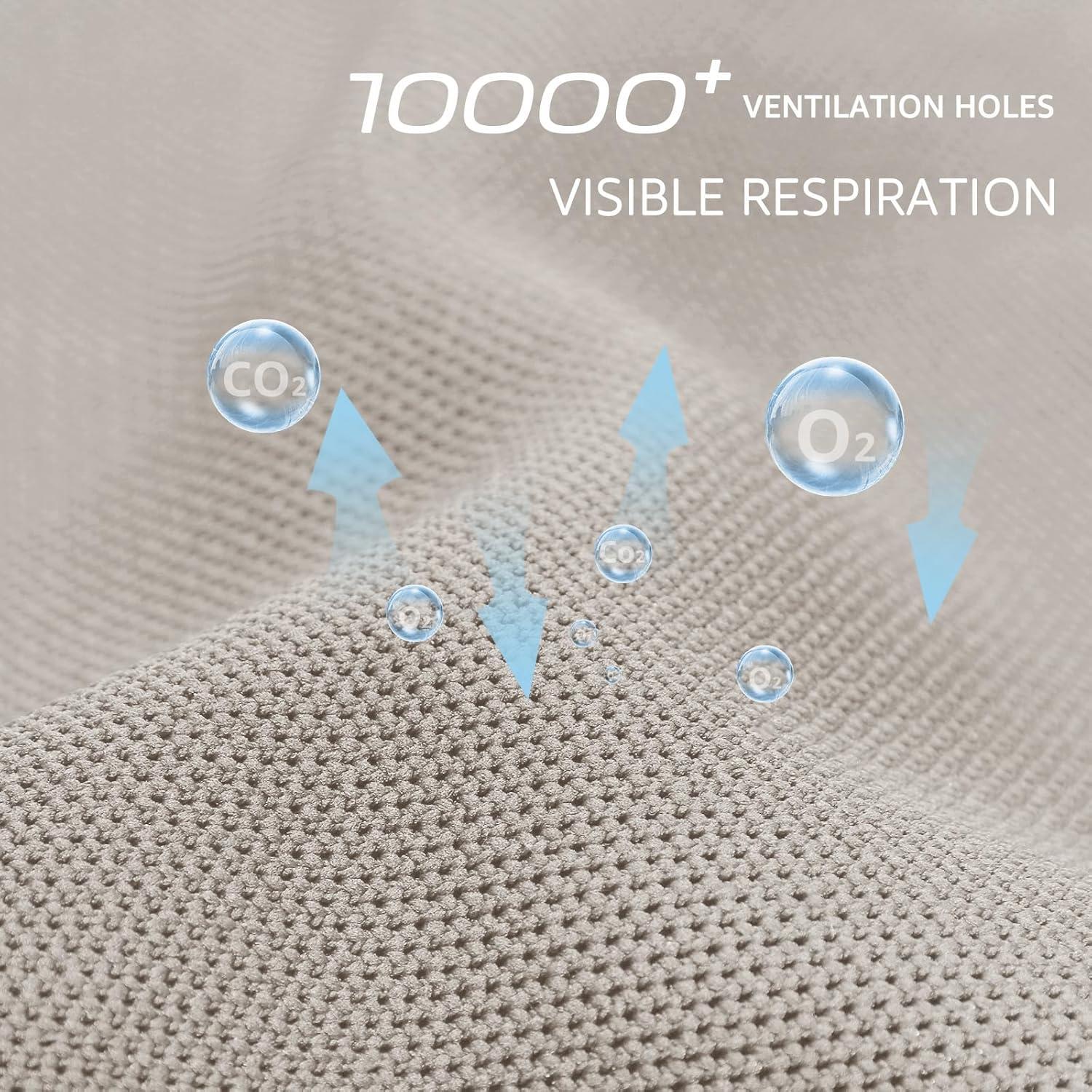 imageSTQ Slip on Sneakers Women Walking Shoes Tennis Arch Support Lightweight Breathable Mesh Maternity Elderly Nurse Orthopedic Plantar Fasciitis Standing Comfort Workout Gym TravellingTaupe