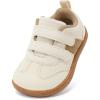 imageToddler Wide Toe Box ShoesBoys Barefoot Shoes Kids Walking Shoes Boy Sneakers NonSlip Zero Drop ShoesToddler First Walking Shoes Comfort Tennis Outdoor ActivitiesBeige Brown