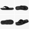 imageSTQ Orthopedic Flip Flops for Women  Memory Foam Flipflops for Plantar Fasciitis with Arch Support Pain ReliefBlack