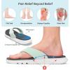 imageSTQ Orthopedic Flip Flops for Women  Memory Foam Flipflops for Plantar Fasciitis with Arch Support Pain ReliefMint Green