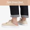 imageSTQ Womens Orthopedic Sneakers with Foldable Heel  Lightweight Breathable Tennis Shoes for Walking Travel ampamp Business Casual WearBeige