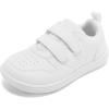 imageSTQ Toddler Wide Toe Box Barefoot Shoes Boys Girls Kids Sneakers Non Slip Lightweight Zero Drop Comfortable Tennis Walking Running School Athletic Casual Indoor OutdoorAll White