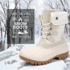 imageSTQ Womens Winter Duck Boots Waterproof Cold Weather Snow BootsWarm Wood