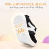 imageToddler Lightweight Slip on Sneakers Boys Barefoot Shoes Kids Walking Shoes Boy Sneakers Toddler First Walking Shoe Comfort Tennis ActivitiesBlack White