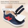 imageToddler Lightweight Slip on Sneakers Boys Barefoot Shoes Kids Walking Shoes Boy Sneakers Toddler First Walking Shoe Comfort Tennis ActivitiesNavy White