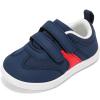 imageToddler Wide Toe Box Barefoot Shoes Boys Girls Sneakers Zero Drop Kid Tennis Running Shoes Lightweight NonSlip Comfortable Infant First Walking Shoe Outdoor Activities SchoolNavy White