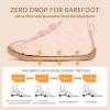 imageToddler Wide Toe Box Barefoot Shoes Girls Boys Sneakers Zero Drop Fashion Kid Tennis Running Shoes Lightweight NonSlip Comfortable First Walking Shoe Outdoor Activities SchoolRed