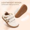 imageToddler Wide Toe Box Barefoot Shoes Girls Boys Sneakers Zero Drop Fashion Kid Tennis Running Shoes Lightweight NonSlip Comfortable First Walking Shoe Outdoor Activities SchoolBeige Brown