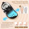 imageToddler Wide Toe Box Barefoot Shoes Girls Boys Sneakers Zero Drop Fashion Kid Tennis Running Shoes Lightweight NonSlip Comfortable First Walking Shoe Outdoor Activities SchoolGraphite Black