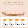 imageToddler Wide Toe Box Barefoot Shoes Girls Boys Sneakers Zero Drop Fashion Kid Tennis Running Shoes Lightweight NonSlip Comfortable First Walking Shoe Outdoor Activities SchoolBeige Brown