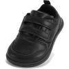 imageSTQ Toddler Wide Toe Box Barefoot Shoes Boys Girls Kids Sneakers Non Slip Lightweight Zero Drop Comfortable Tennis Walking Running School Athletic Casual Indoor OutdoorAll Black