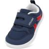 imageToddler Wide Toe Box Barefoot Shoes Boys Girls Sneakers Kids Tennis Shoes Preschool Non Slip Lightweight Comfortable First Walking Shoes Running Outdoor ActivitiesNavy Lined