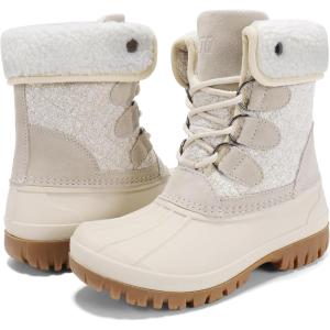 imageSTQ Womens Winter Duck Boots Waterproof Cold Weather Snow BootsWarm Wood