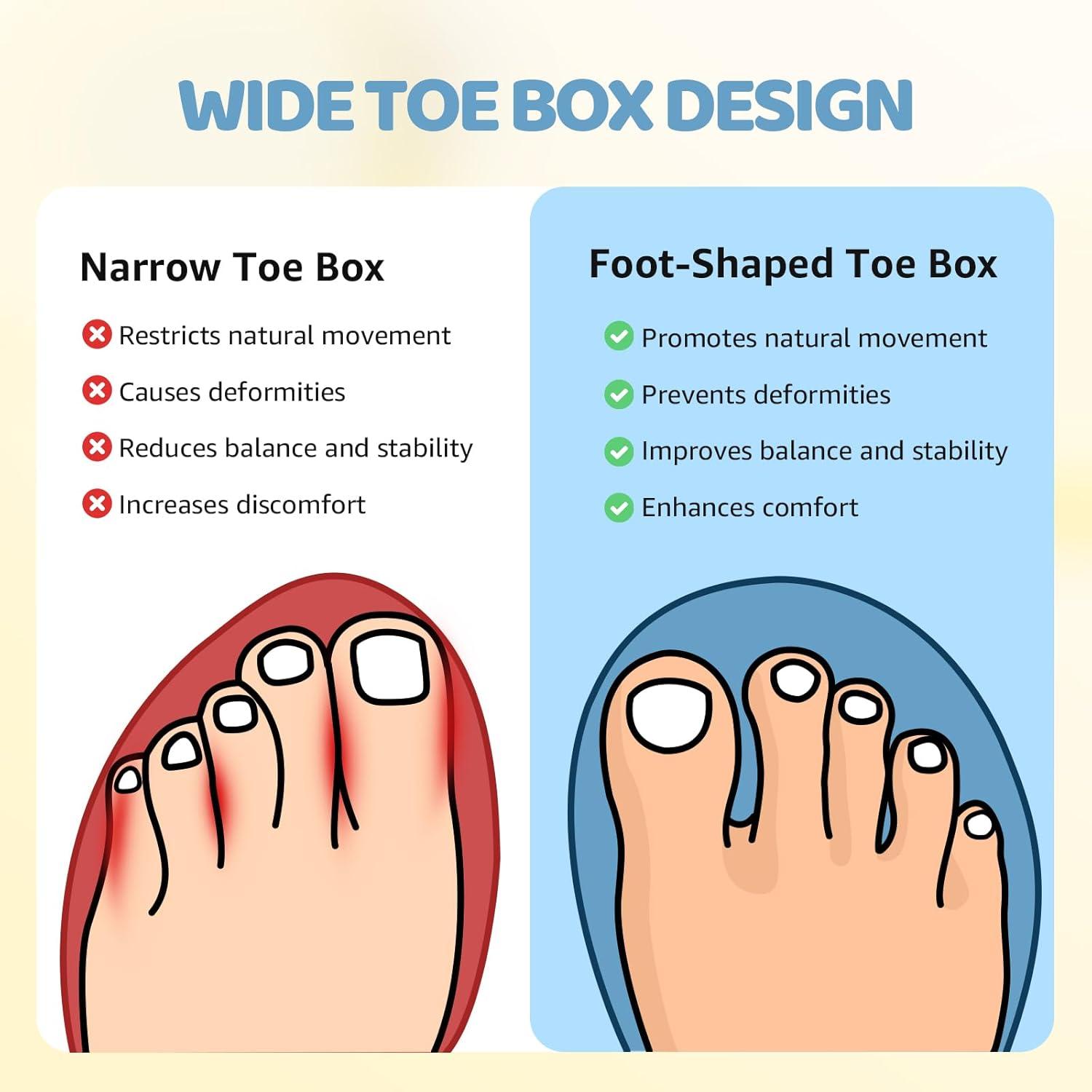 imageBaby Shoes Wide Toe Box Toddler Boy Girl First Walking Shoe Infant Barefoot Sneakers NonSlip Babies Walker Newborn Soft Sole Breathable Mesh Lightweight 6 9 12 18 24 MonthsLight Grey