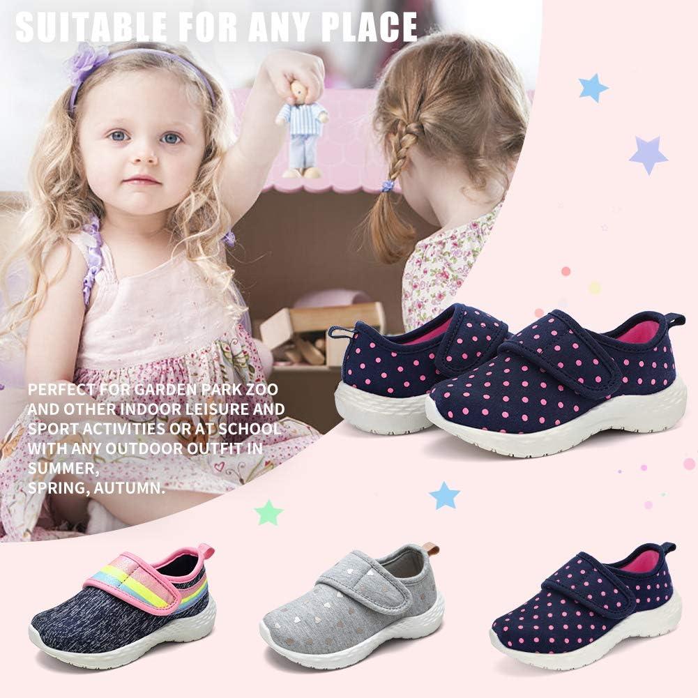 imageSTQ Toddler Shoes for Boys ampamp Girls Breathable Tennis Walking SneakersDark BluePoint