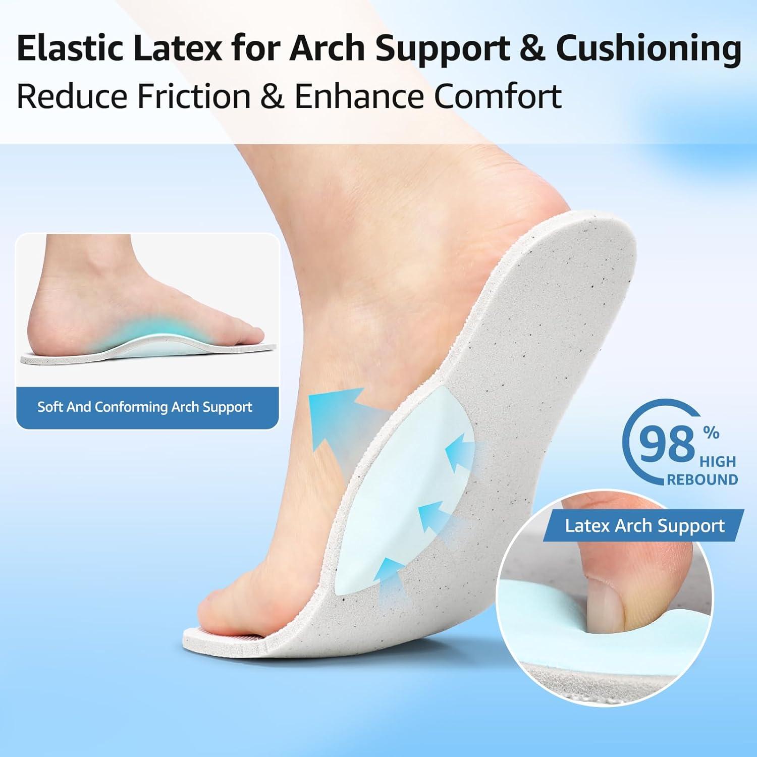 imageSTQ Wide Toe Box Walking Shoes Women Orthopedic Swollen Feet Diabetic Tennis Running Sneakers for Plantar Fasciitis Arch Support BunionsGrey Purple