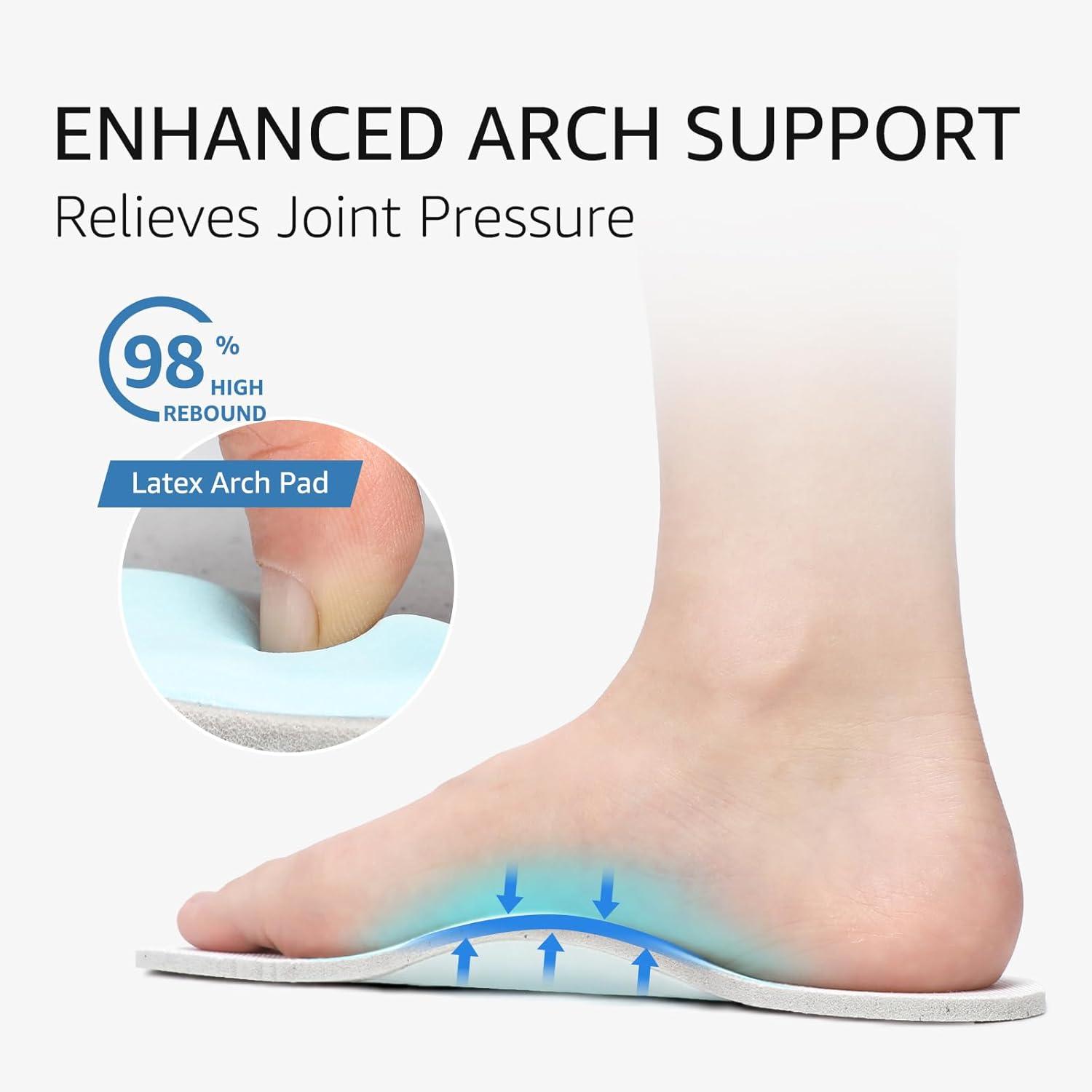 imageSTQ Womens Wide Toe Box Shoes Comfortable Orthopedic Sneakers for Plantar Fasciitis BunionsGrey