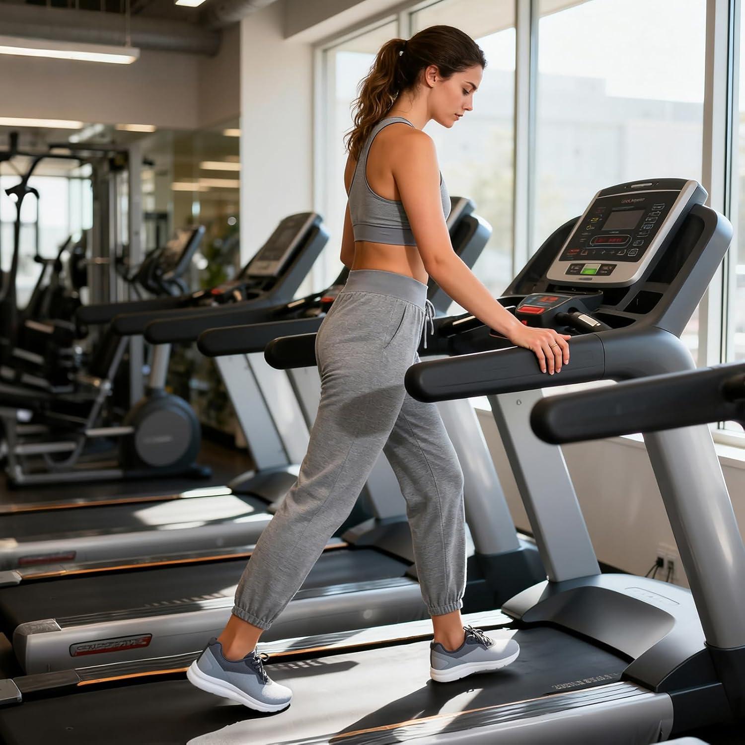 imageSTQ Womens Wide Toe Box Shoes Comfortable Orthopedic Sneakers for Plantar Fasciitis BunionsGrey