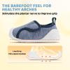 imageBaby Shoes Wide Toe Box Toddler Boy Girl First Walking Shoe Infant Barefoot Sneakers NonSlip Babies Walker Newborn Soft Sole Breathable Mesh Lightweight 6 9 12 18 24 MonthsBlue