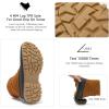 imageSTQ Duck Boots for Women Waterproof Winter Boots Quilted Snow BootsBlack Brown