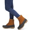 imageSTQ Duck Boots for Women Waterproof Winter Boots Quilted Snow BootsBlack Brown
