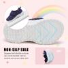 imageSTQ Toddler Shoes for Boys ampamp Girls Breathable Tennis Walking SneakersDark BluePoint