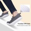 imageSTQ Womens Canvas Sneakers Fashion Low Top Classic Breathable Soft Orthotic Casual Shoes for Walking Dark Grey 6