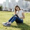imageSTQ Womens Canvas Sneakers Fashion Low Top Classic Breathable Soft Orthotic Casual Shoes for Walking Dark Grey 6