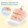 imageBaby Shoes First Walking Boys ampamp Girls Toddler Wide Toe Box Barefoot NonSlip Sole Indoor Soft Mesh Breathable Lightweight Newborn Chubby Infant Babies 624 MonthsCoral Pink