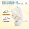 imageBaby Shoes First Walking Boys ampamp Girls Toddler Wide Toe Box Barefoot NonSlip Sole Indoor Soft Mesh Breathable Lightweight Newborn Chubby Infant Babies 624 MonthsBeige White