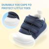 imageBaby Shoes First Walking Boys ampamp Girls Toddler Wide Toe Box Barefoot NonSlip Sole Indoor Soft Mesh Breathable Lightweight Newborn Chubby Infant Babies 624 MonthsNavy