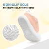 imageSTQ Baby Shoes First Walking Boys ampamp Girls Toddler Wide Toe Box Barefoot NonSlip Sole Indoor Soft Mesh Breathable Lightweight Newborn Chubby Infant Babies 624 MonthsCoral Pink