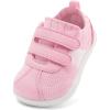 imageToddler Wide Toe Box Barefoot Shoes Boys Girls Kids Fashion Sneakers Breathable Tennis Shoe Preschool Non Slip Flexible Sole Soft Mesh Lightweight Comfortable First Walking Sneaker Running Gym OutdoorWater Pink