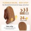 imageSTQ Toddler Mary Jane Dress Shoes Girls Ballet Flats for Party School Uniform Shoe Brown Infant 3