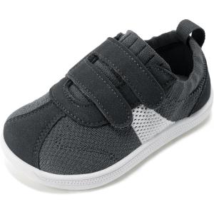 imageToddler Wide Toe Box Barefoot Shoes Boys Girls Kids Fashion Sneakers Breathable Tennis Shoe Preschool Non Slip Flexible Sole Soft Mesh Lightweight Comfortable First Walking Sneaker Running Gym OutdoorDark Grey