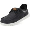 image:imageSTQ Slip on Womens LoafersOrthopedic Warm Winter Boat Shoes with Plantar Fasciitis ReliefCharcoal Grey