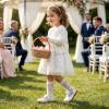 image:imageSTQ Toddler Girls Dress Shoes Wide Toe Box Mary Jane Flats Zero Drop T Strap Ballet Wedding Flower Uniform School Shoe with NonSlipWhite