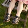 image:imageSTQ Toddler Boy Girl Sandals Wide Toe Box Mary Jane Dress Shoes for Party School Uniform Summer Flower Girls ShoesBlack
