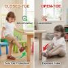 image:imageSTQ Toddler Boy Girl Sandals Wide Toe Box Mary Jane Dress Shoes for Party School Uniform Summer Flower Girls ShoesBrown