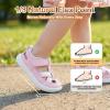 image:imageSTQ Toddler Boy Girl Sandals Wide Toe Box Mary Jane Dress Shoes for Party School Uniform Summer Flower Girls ShoesWater Pink