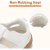 image:imageSTQ Toddler Girls Sandals Wide Toe Box Summer Mary Jane Flower Girl Shoes Comfortable Dress Flats for Wedding Church Party White Little Kids Size 10