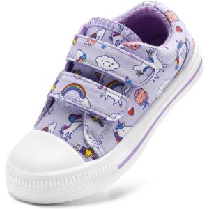 image:imageSTQ Toddler Shoes Boys amp Girls Canvas Kids Slip On ShoesPurple