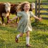image:imageSTQ Wide Toe Box Toddler Mary Jane Dress Shoes Zero Drop Girls Ballet Flats for Party School Uniform with Hook and LoopsBrown