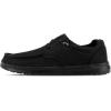 image:imageSTQ Womens Lace up Loafers  Orthopedic Comfort Boat Shoes with Arch Support for Plantar Fasciitis Relief Slip on Casual Business Lightweight BreathableAll Black