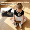 image:imageSTQ Toddler Girls Mary Jane Dress Shoes  Wide Toe Box amp Zero Drop Sole for Healthy First Walking  NonSlip T Strap Bow Ballet Flats for School Uniforms Weddings amp PartiesBlack